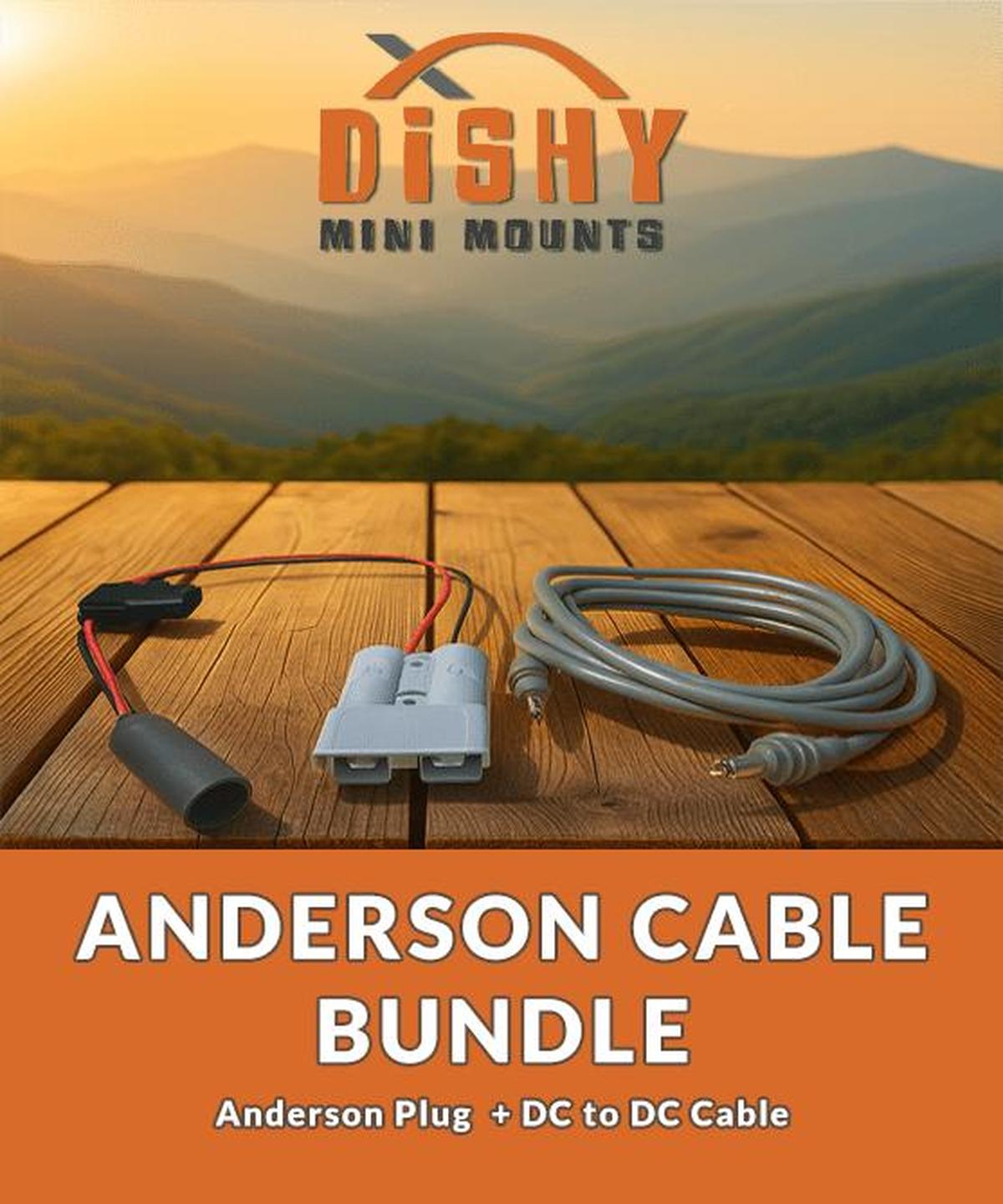 Anderson Cable Bundle - Dishy Mini Mounts - Australia