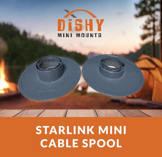 Cable Spool - for Starlink 15M Cable - Dishy Mini Mounts - Australia