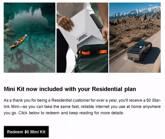 Free Starlink Mini Offer - October 2025 - Dishy Mini Mounts - Australia