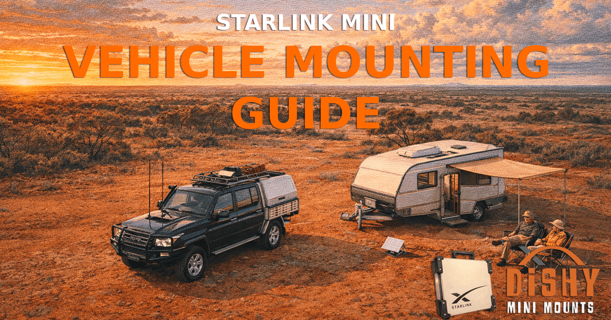 Starlink Mini Vehicle Mount Guide: Cars, Caravans & 4WDs