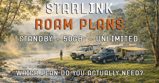Starlink Roam Plans Explained: Standby Mode, 100GB & Unlimited - Dishy Mini Mounts - Australia
