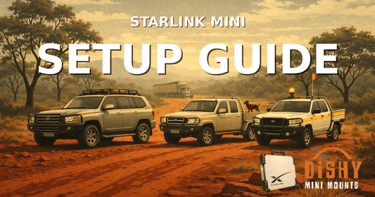 The Complete Starlink Mini Setup Guide for Australian Travellers (2026) - Dishy Mini Mounts - Australia