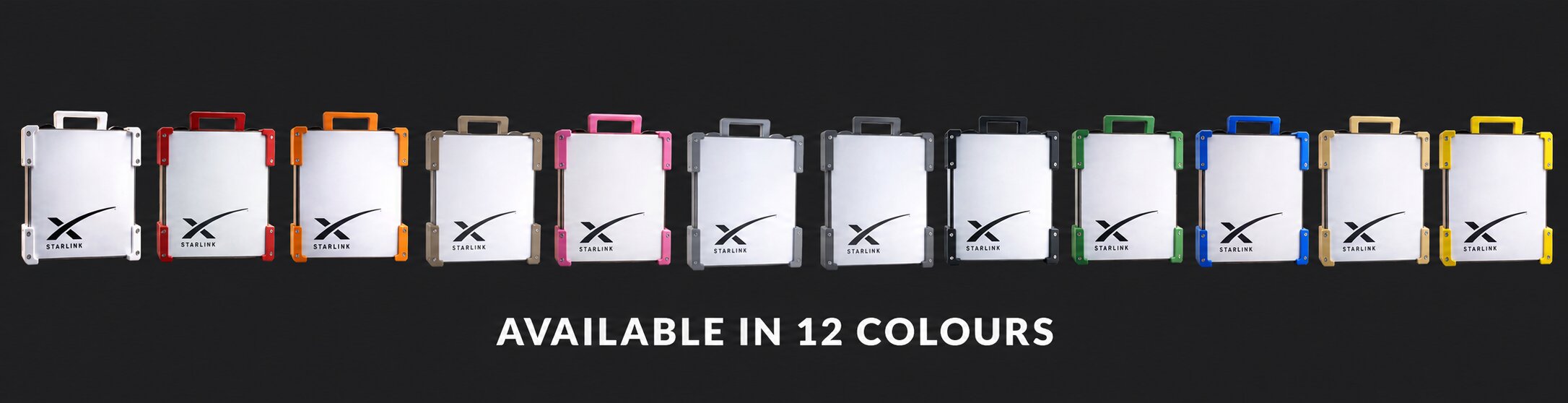 Starlink Mini Mounting Kit available in 12 colours - Dishy Mini Mounts Australia