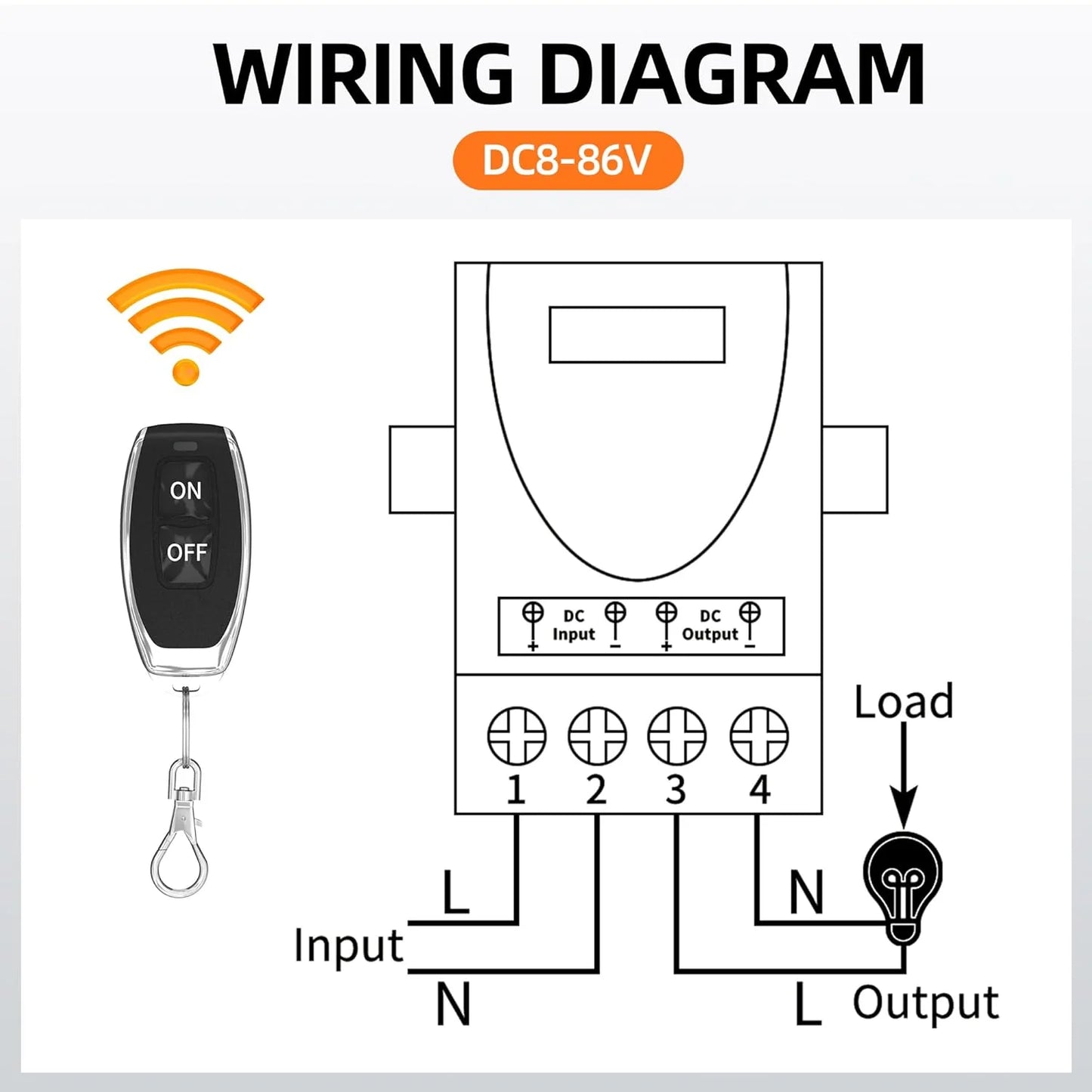 Wiring diagram for a remote-controlled starlink device