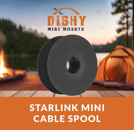 Cable Spool - for Starlink 15M Cable - Dishy Mini Mounts - Australia
