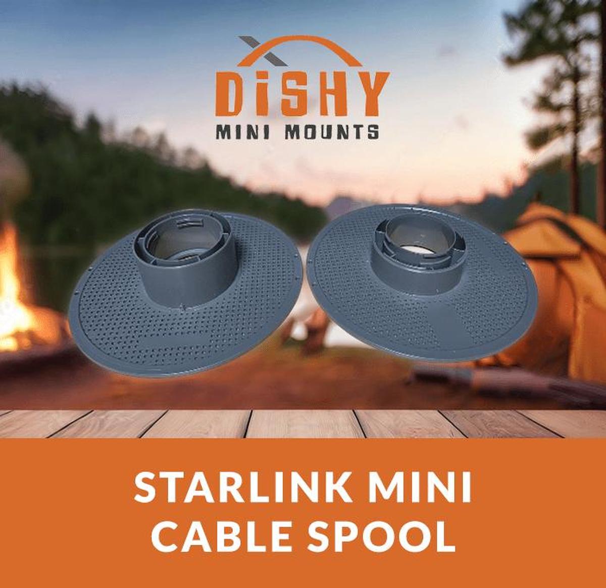 Cable Spool - for Starlink 15M Cable - Dishy Mini Mounts - Australia