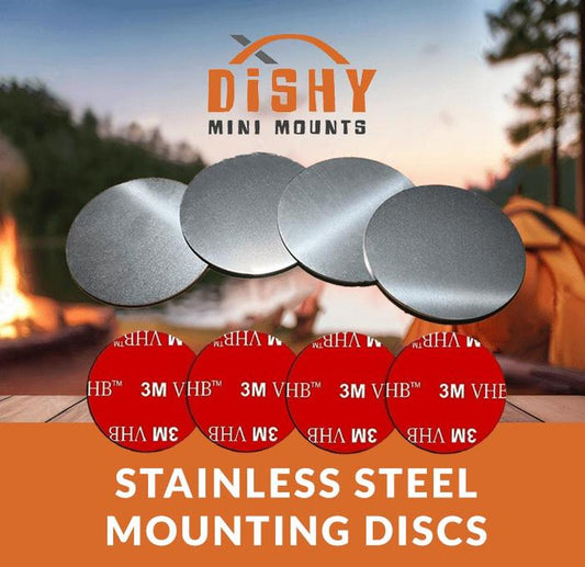 Stainless Mounting Discs for Starlink Mini - Dishy Mini Mounts - Australia