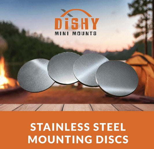 Stainless Mounting Discs for Starlink Mini - Dishy Mini Mounts - Australia
