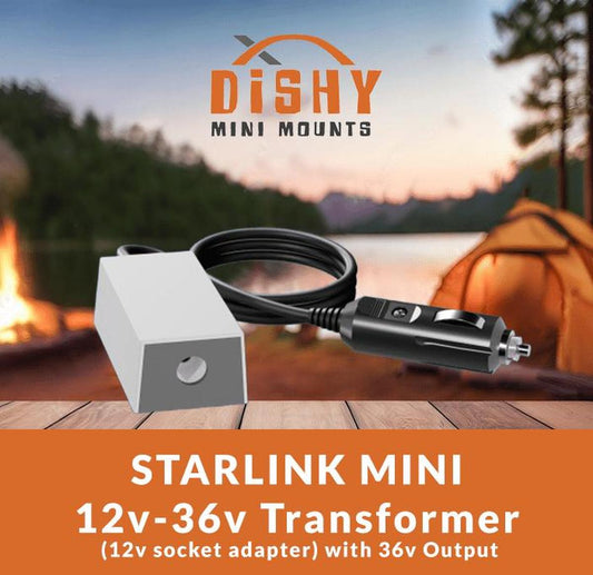 Starlink Mini 12v to 36V Transformer - Dishy Mini Mounts - Australia