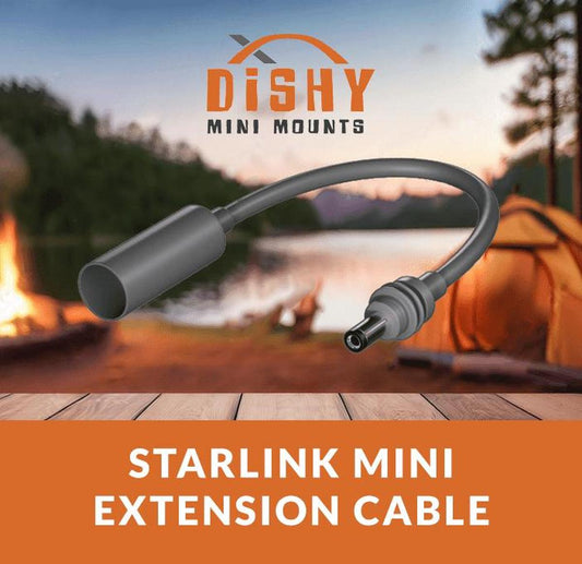 Starlink Mini - 18cm DC Extension Cable - Dishy Mini Mounts - Australia