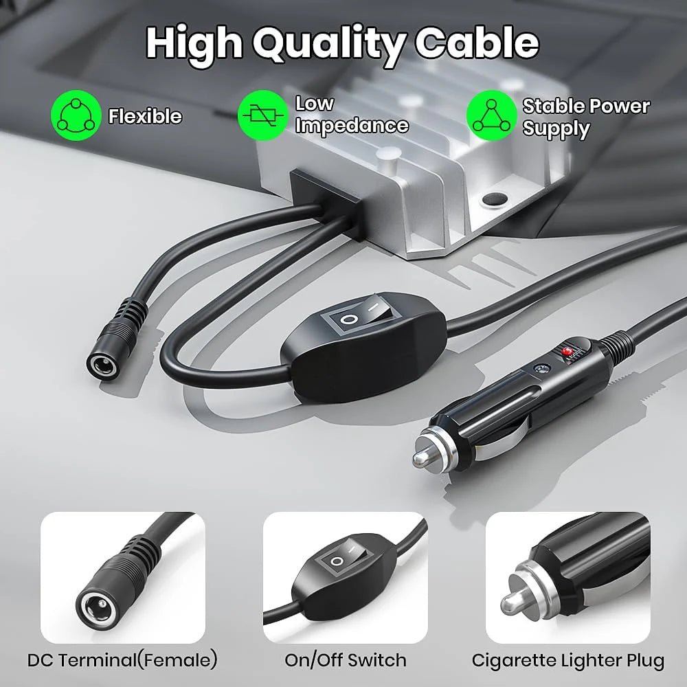 Starlink Mini 24V Step - Up - 12V Socket with On/Off Switch - Dishy Mini Mounts - Australia