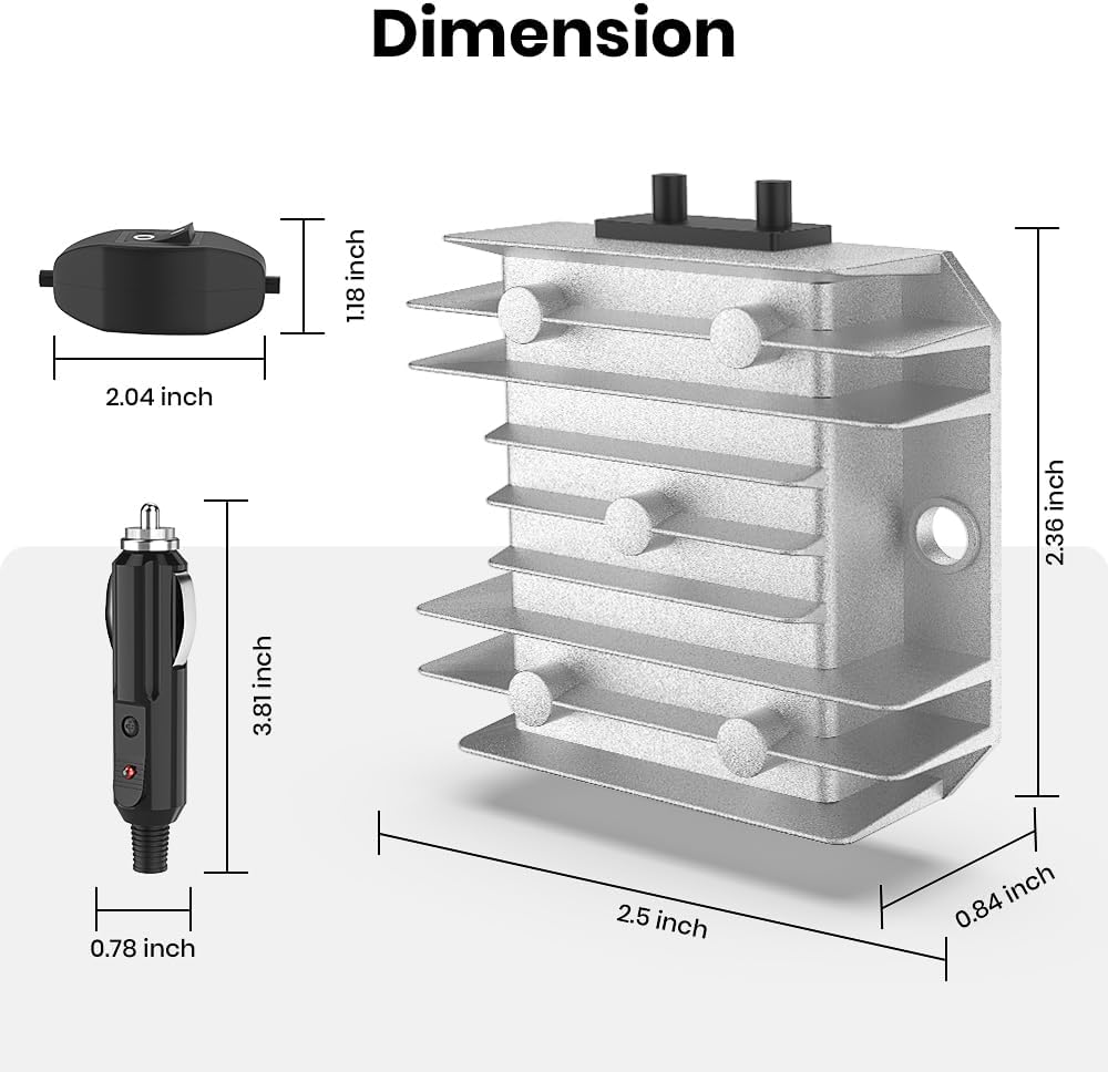 Starlink Mini 24V Step - Up - 12V Socket with On/Off Switch - Dishy Mini Mounts - Australia