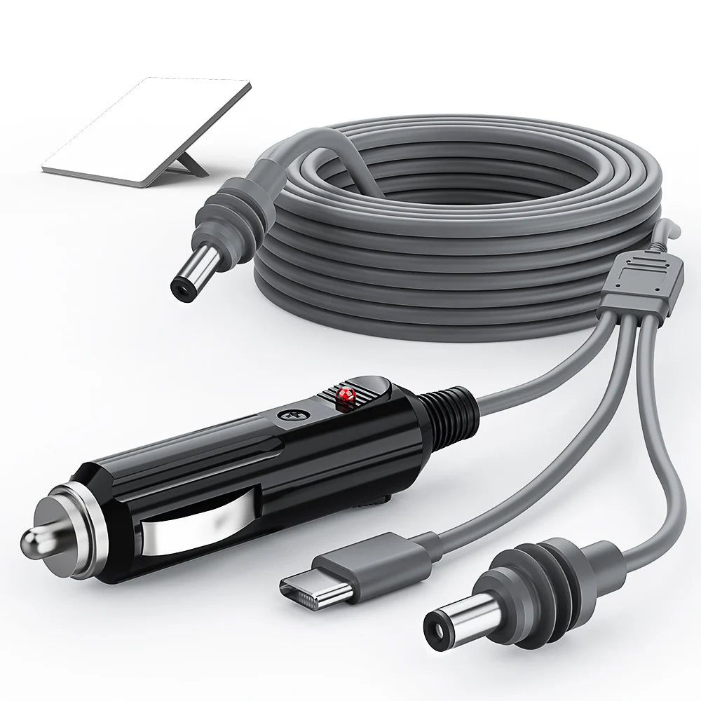 Starlink Mini 3 - in - 1 DC Power Cable (3M) - Dishy Mini Mounts - Australia