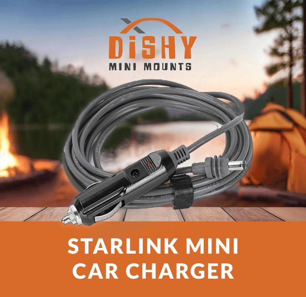Starlink Mini Cables and 12V Adapters | Dishy Mini Mounts