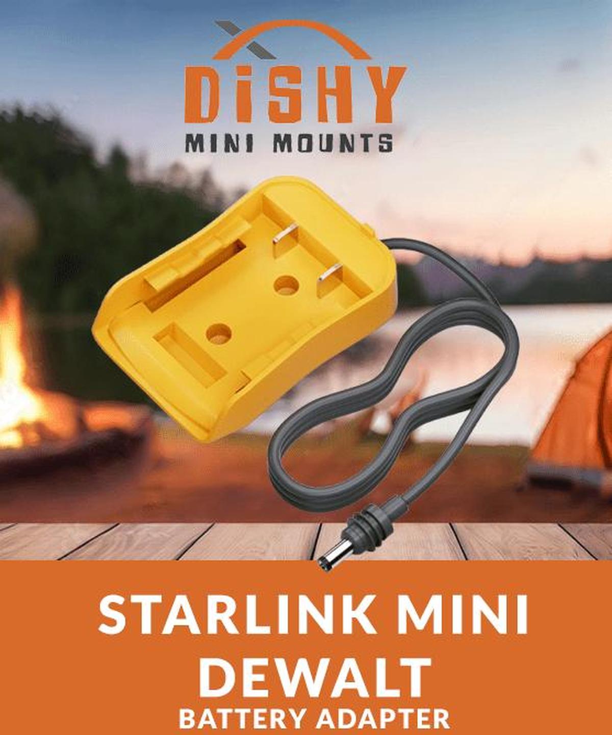 Starlink Mini Dewalt Battery Adapter - Dishy Mini Mounts - Australia
