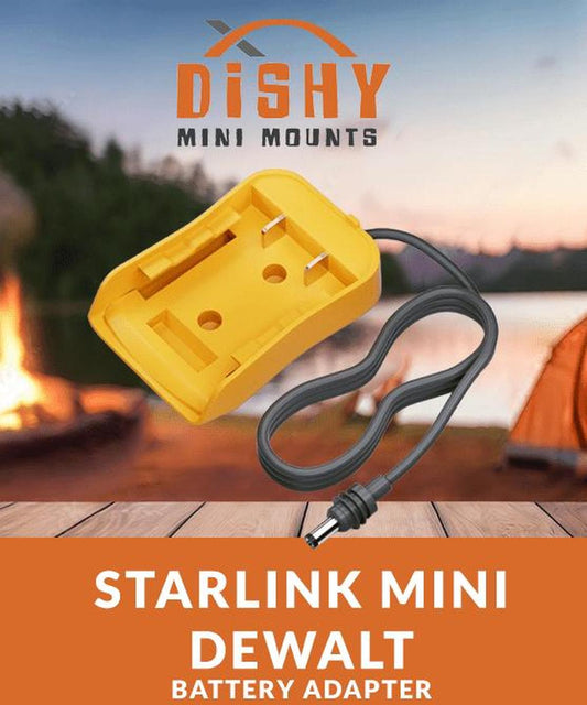 Starlink Mini Dewalt Battery Adapter - Dishy Mini Mounts - Australia
