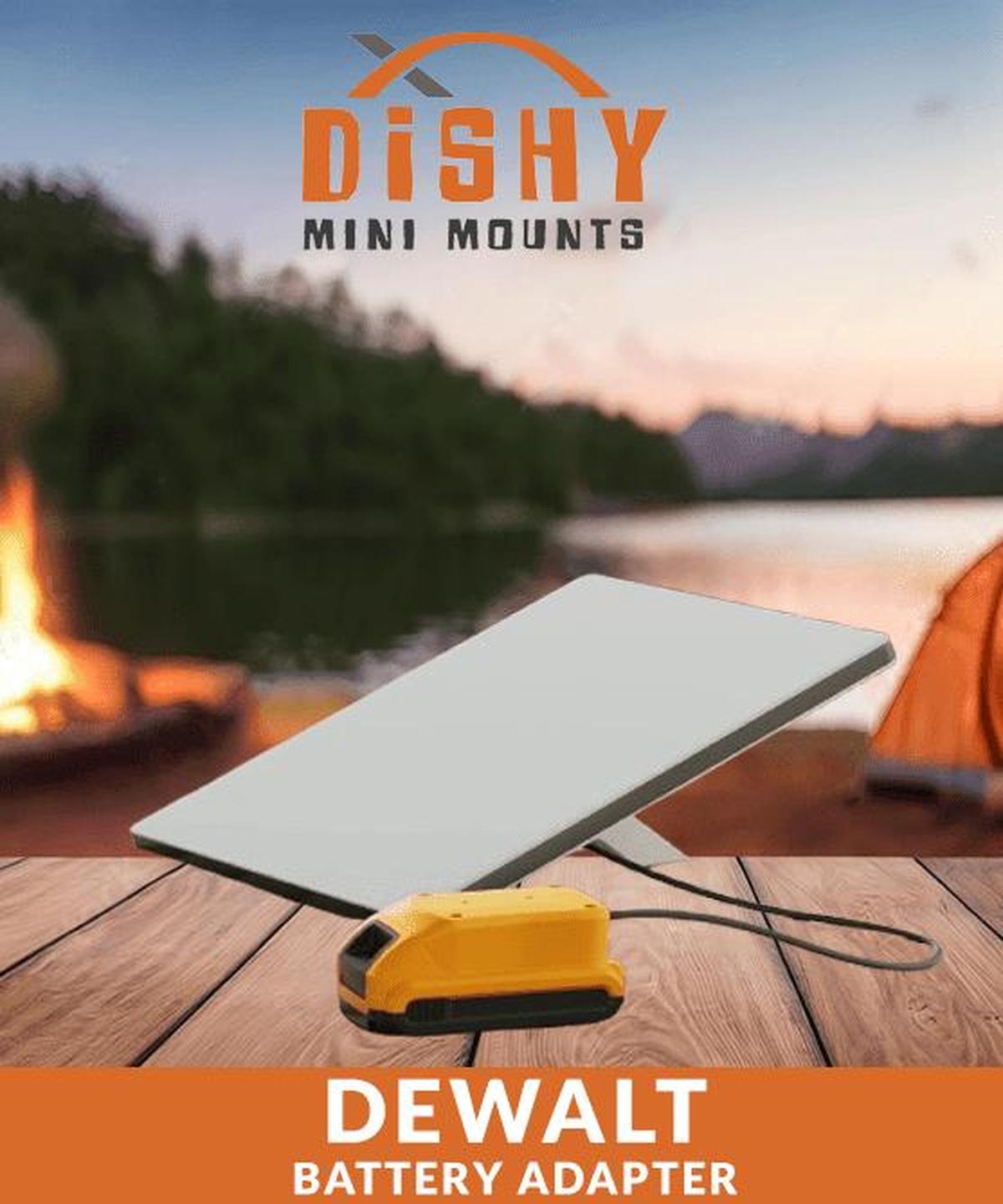 Starlink Mini Dewalt Battery Adapter - Dishy Mini Mounts - Australia