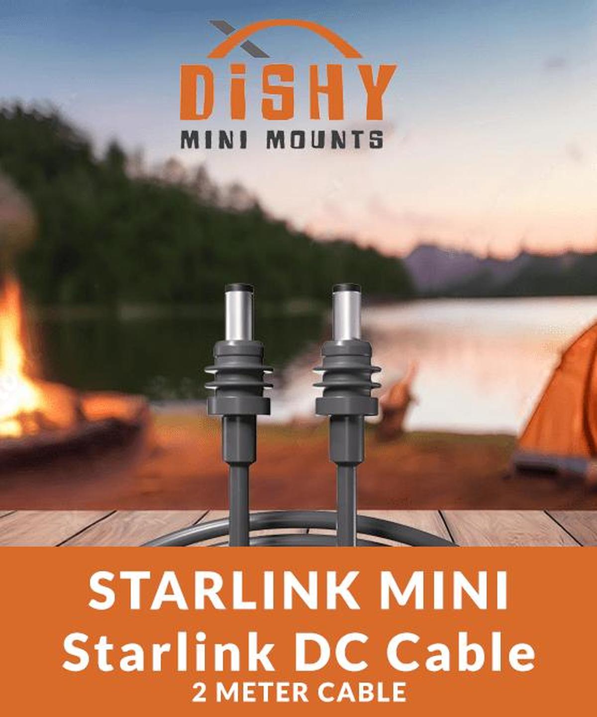 Starlink Mini Dual DC to DC Power Cable (2M) - Dishy Mini Mounts - Australia