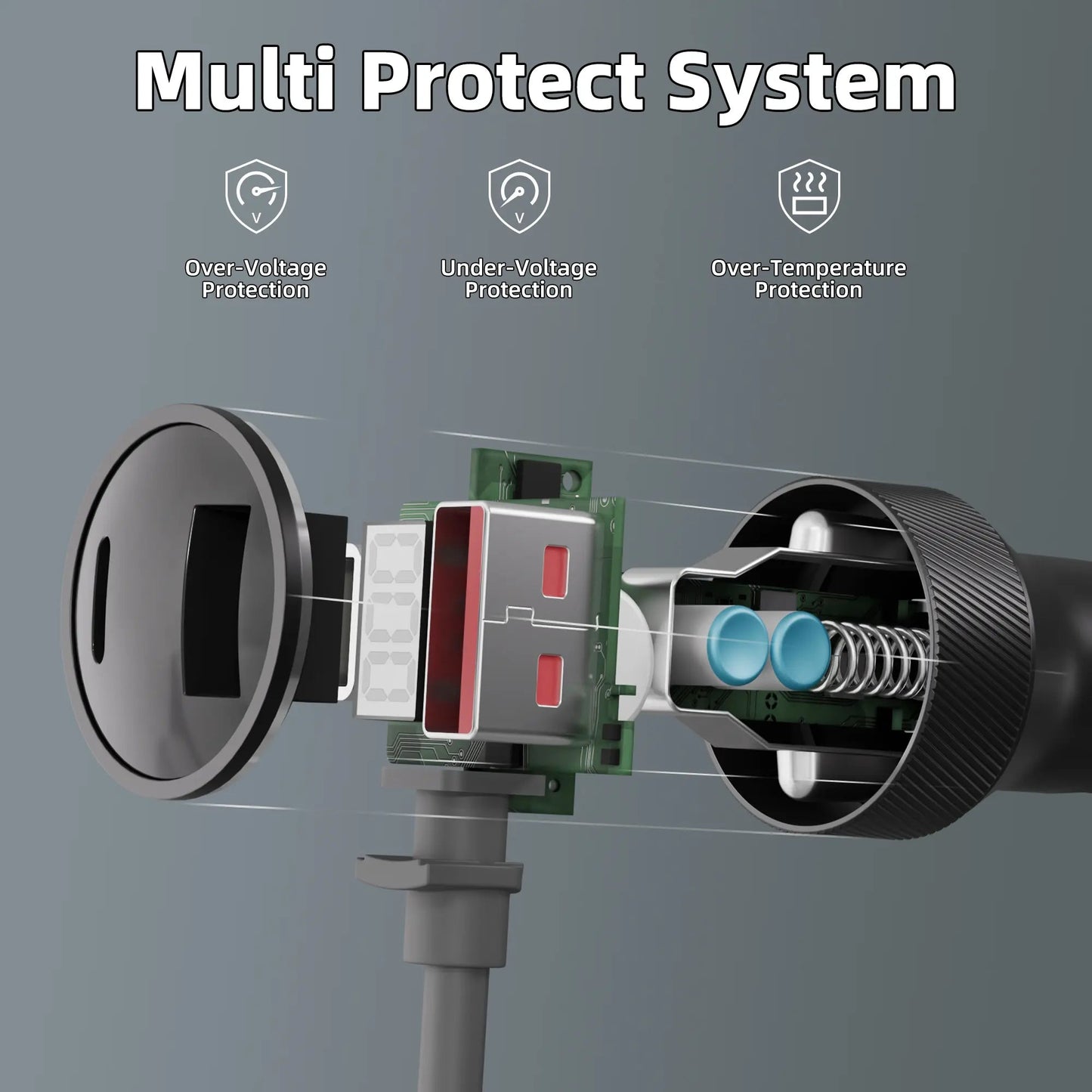 Starlink Mini - Dual USB Car Charger - Digital Display - Dishy Mini Mounts - Australia