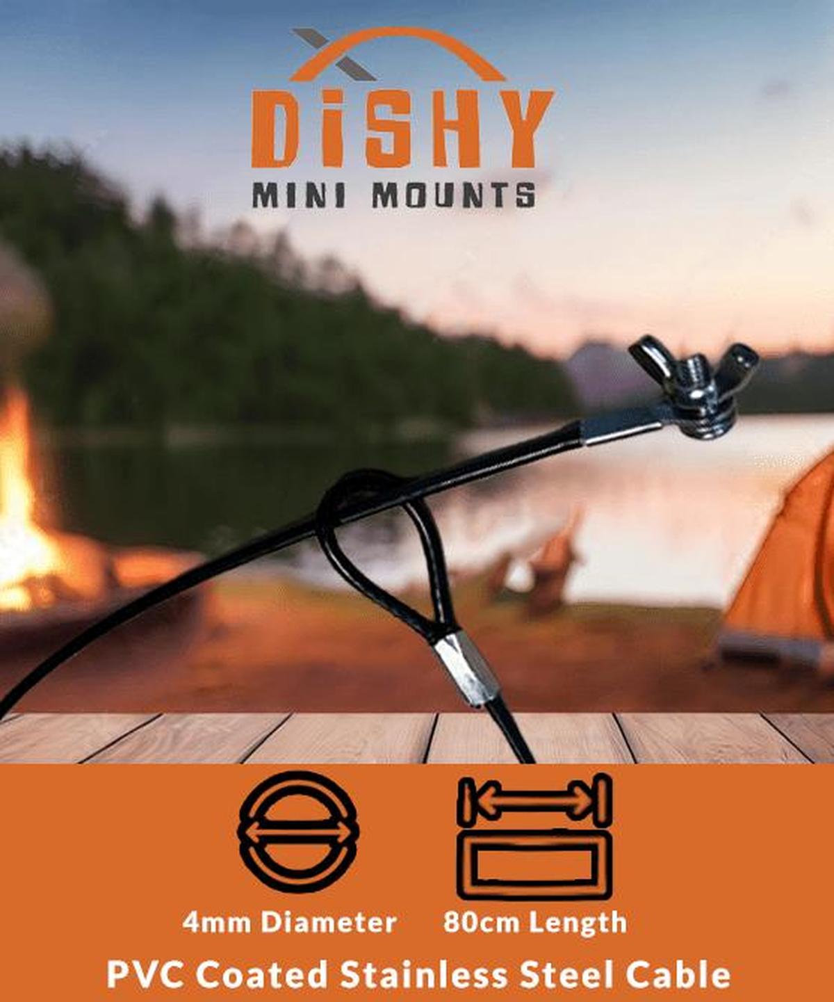 Starlink Mini - Extra Heavy Duty Security Tether - Dishy Mini Mounts - Australia