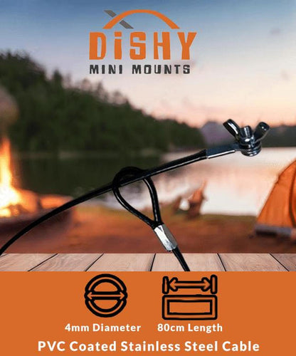 Starlink Mini - Extra Heavy Duty Security Tether - Dishy Mini Mounts - Australia