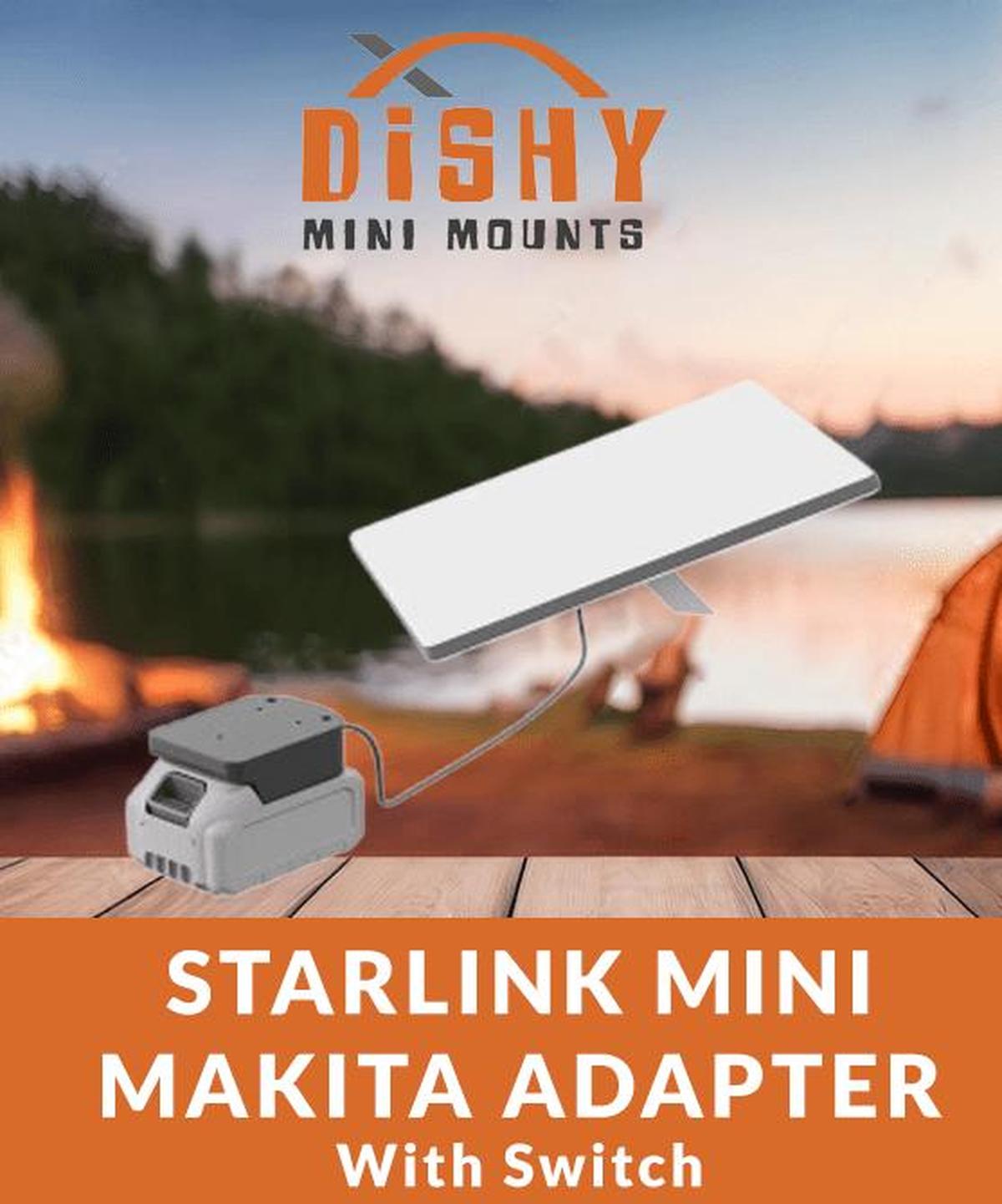 Starlink Mini Makita Battery Adapter - Dishy Mini Mounts - Australia