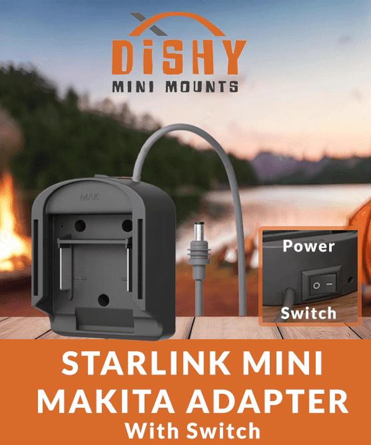 Starlink Mini Makita Battery Adapter - Dishy Mini Mounts - Australia