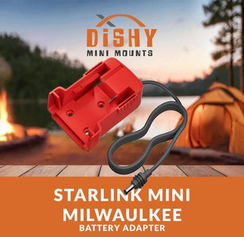 DMM Milwaukee 18V Battery Adapter for Starlink Mini