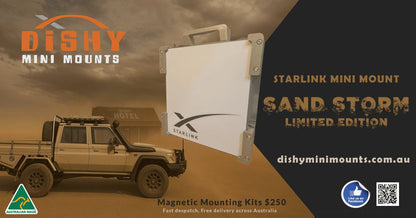 Starlink MIni Mount Kit - (Sand Storm) - Dishy Mini Mounts - Australia