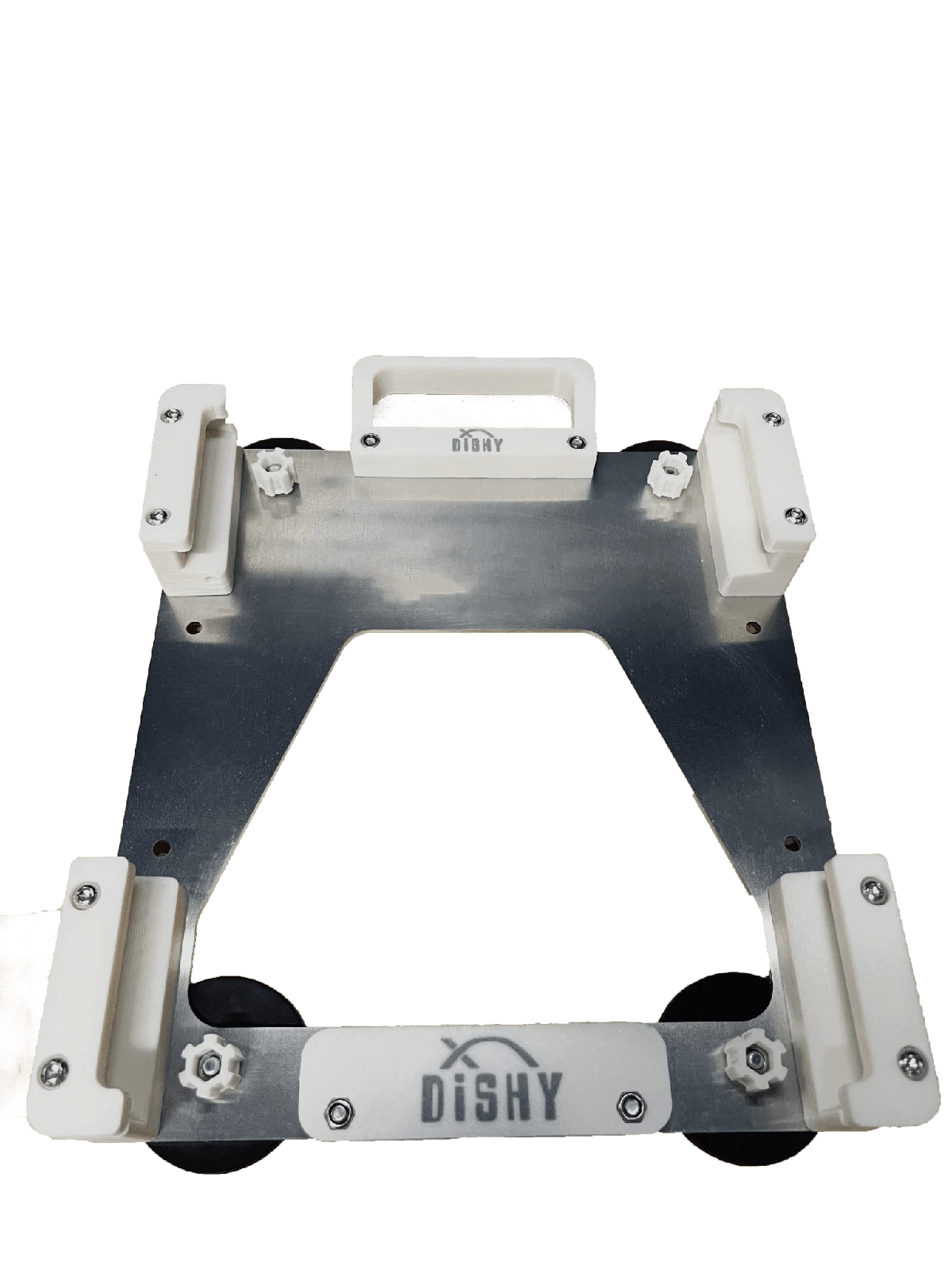 Starlink Mini White mount with AirTag holder - portable satellite mount