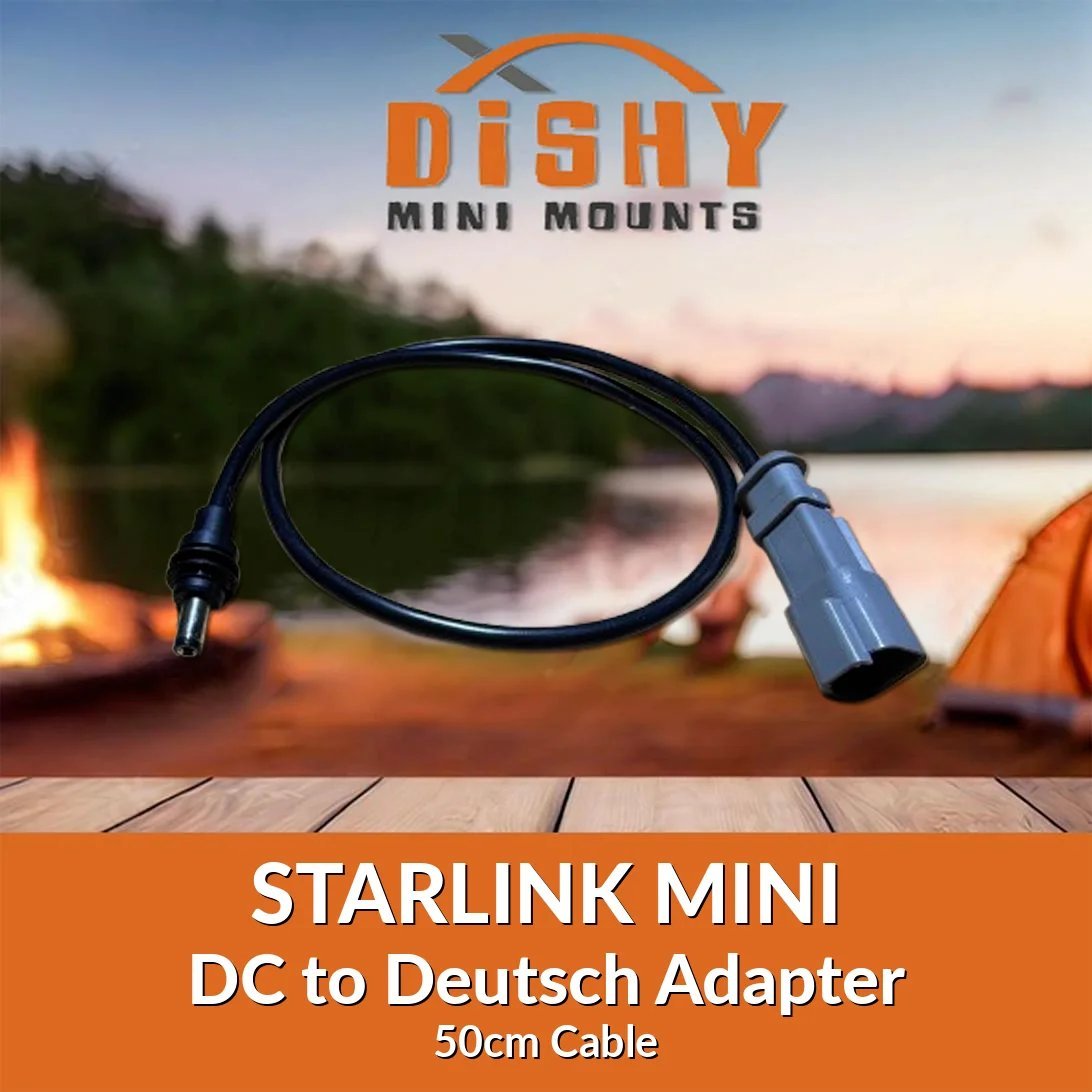 Starlink Mini Plug to Deutsch Plug Cable - 500mm - Dishy Mini Mounts - Australia
