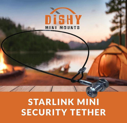 Starlink Mini Security Tether - Dishy Mini Mounts - Australia