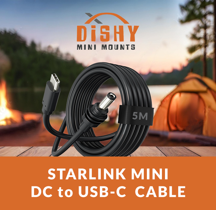 Starlink Mini USB-C Cable - 5M Power Cable